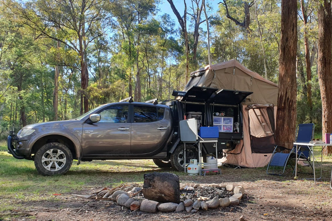 Ute canopy clearance tent